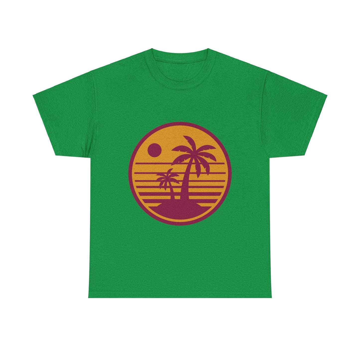 Retro Sunset Beach - T-Shirt