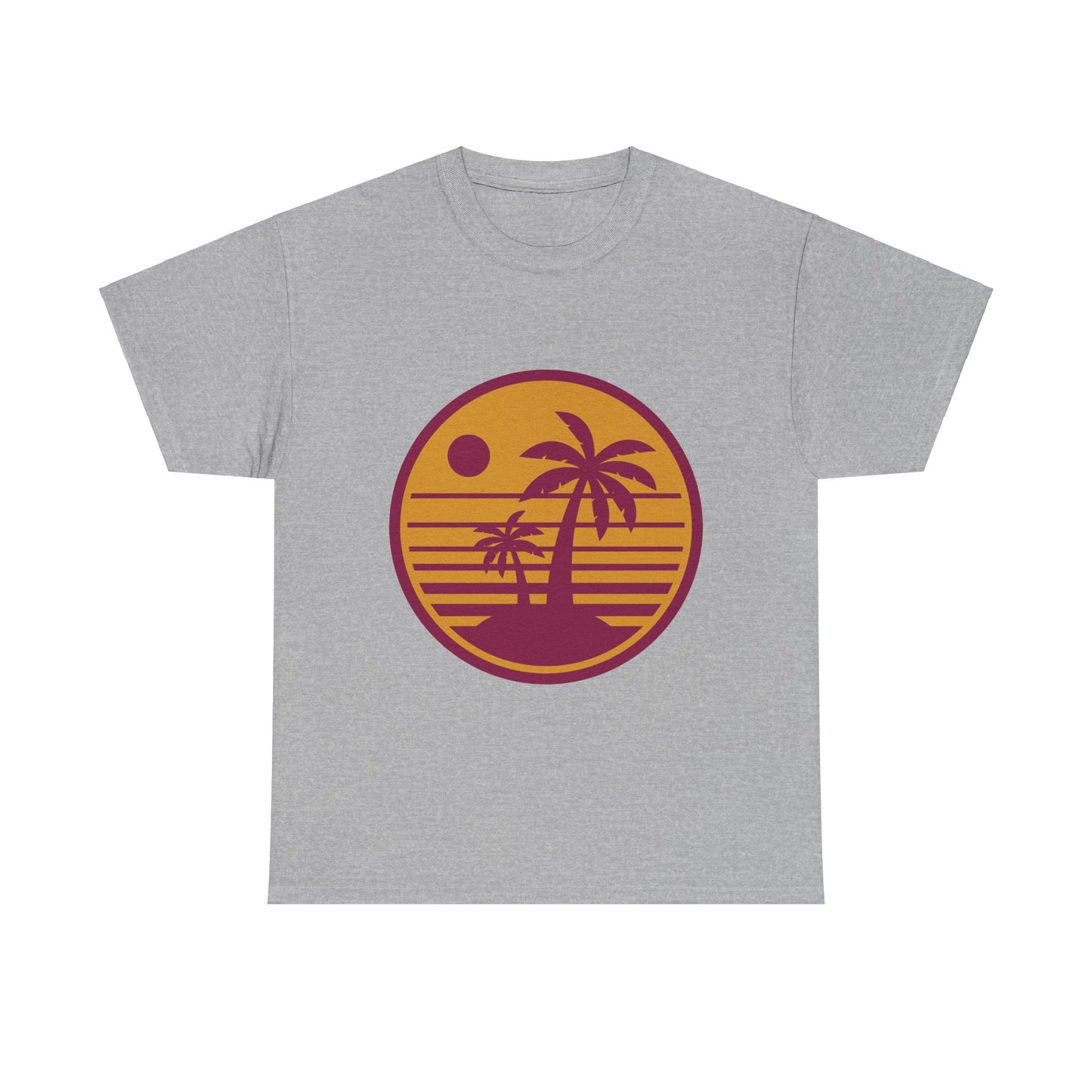 Retro Sunset Beach - T-Shirt
