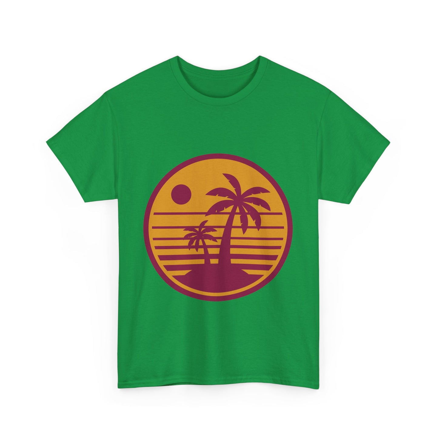 Retro Sunset Beach - T-Shirt