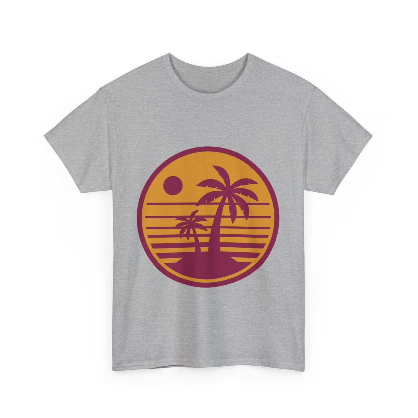 Retro Sunset Beach - T-Shirt