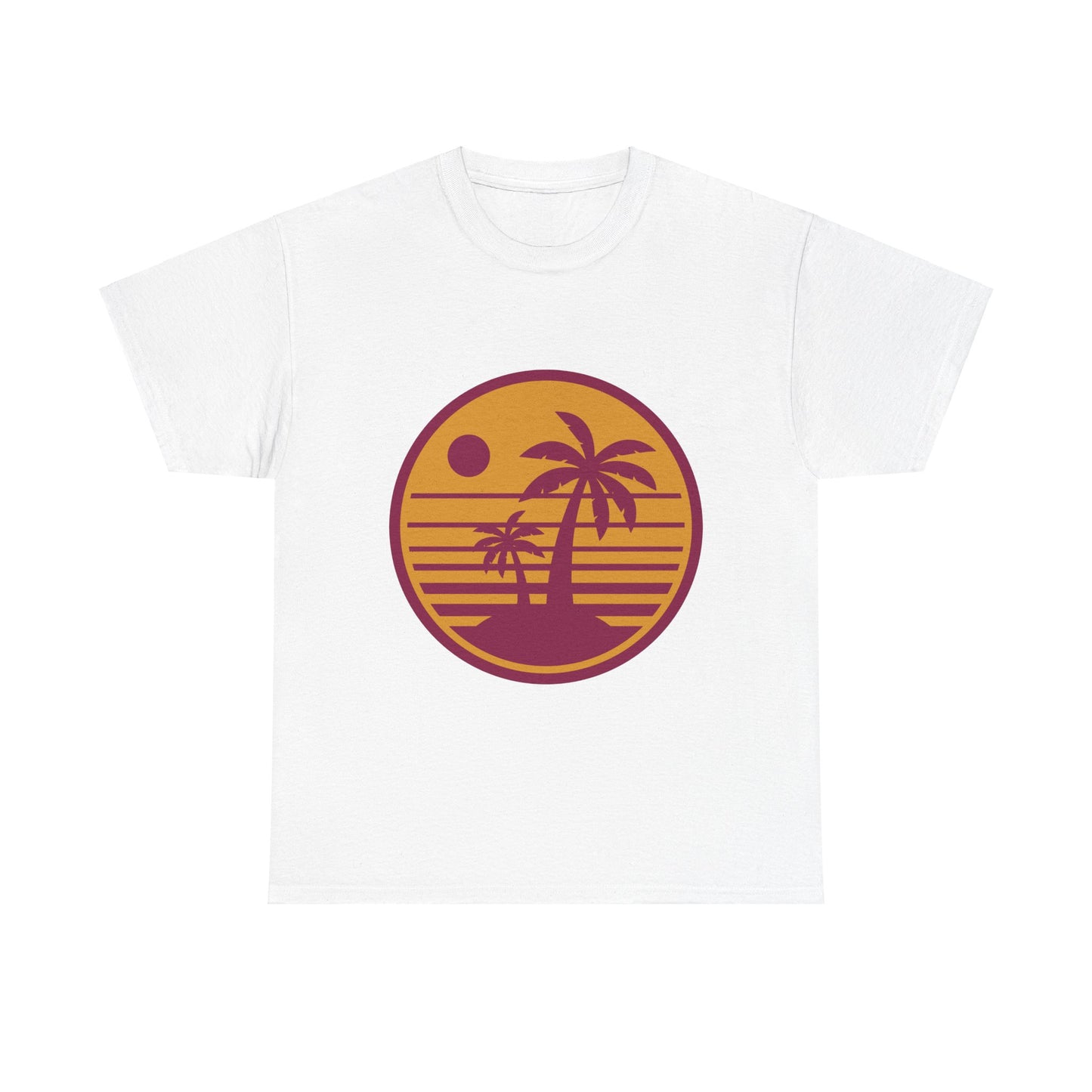 Retro Sunset Beach - T-Shirt