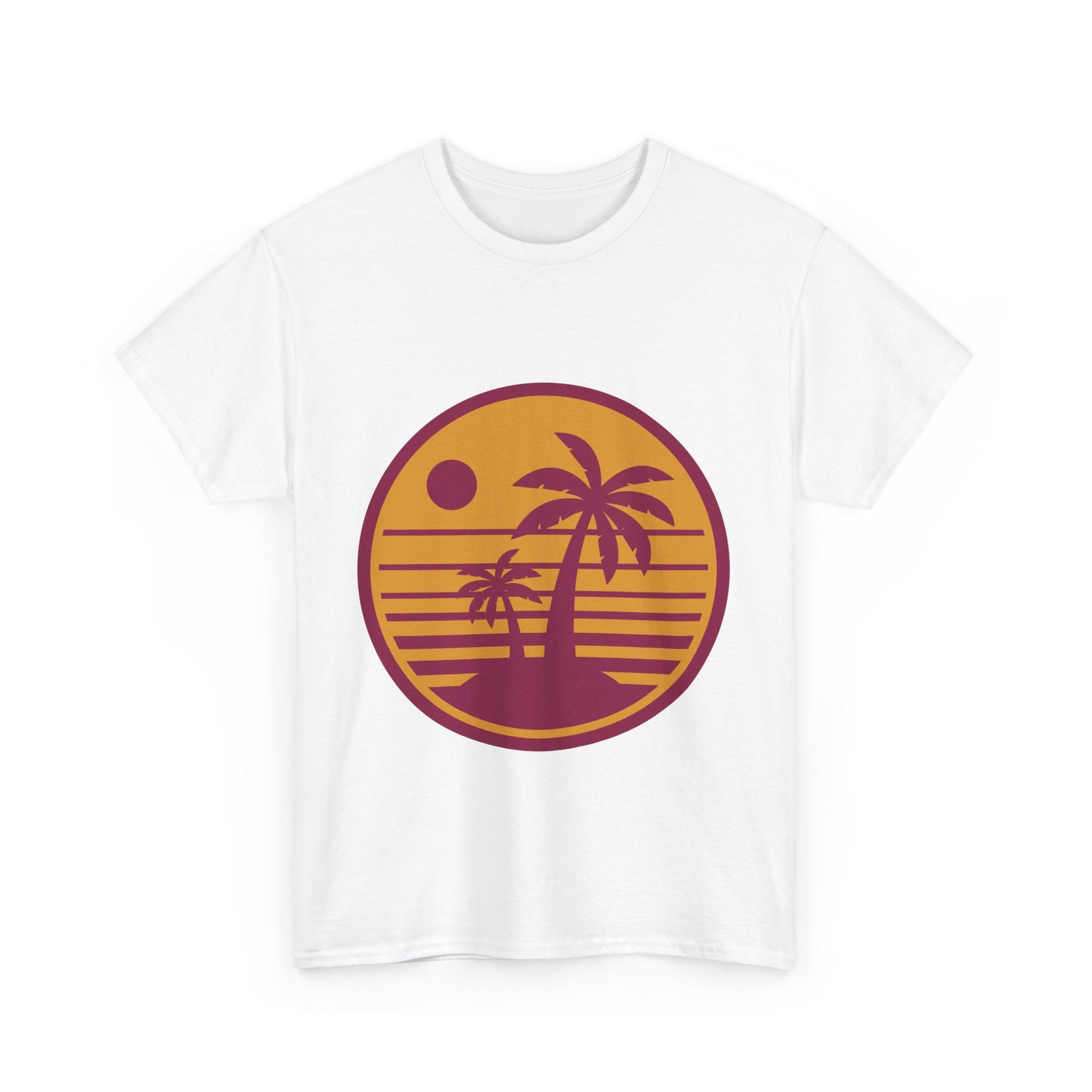 Retro Sunset Beach - T-Shirt
