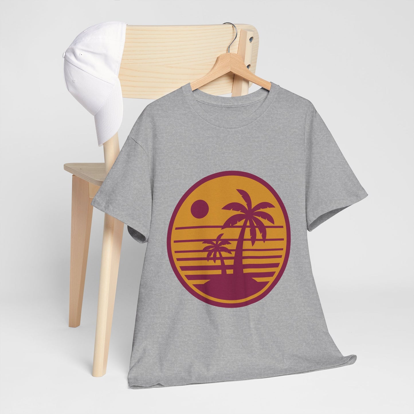 Retro Sunset Beach - T-Shirt