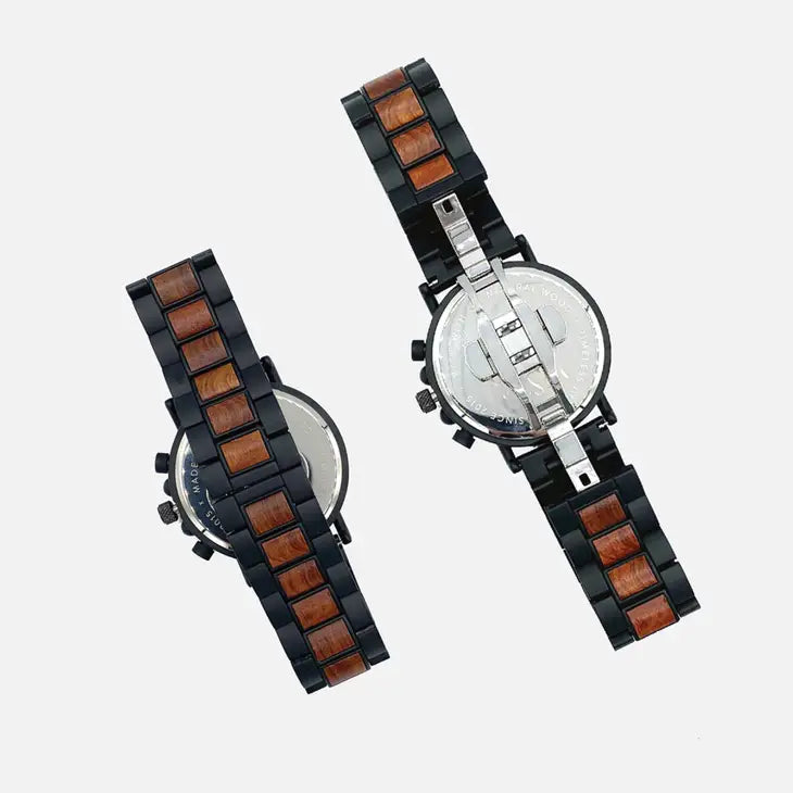 Men's Watch W/Genuine Wood - the "Liam"