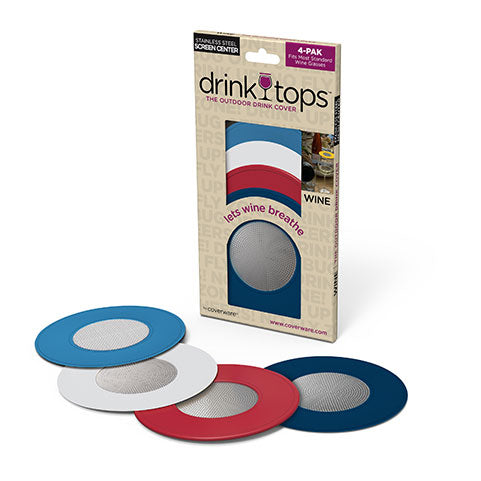 Ventilated Wine Glass Covers – Hanger Box 4/pk