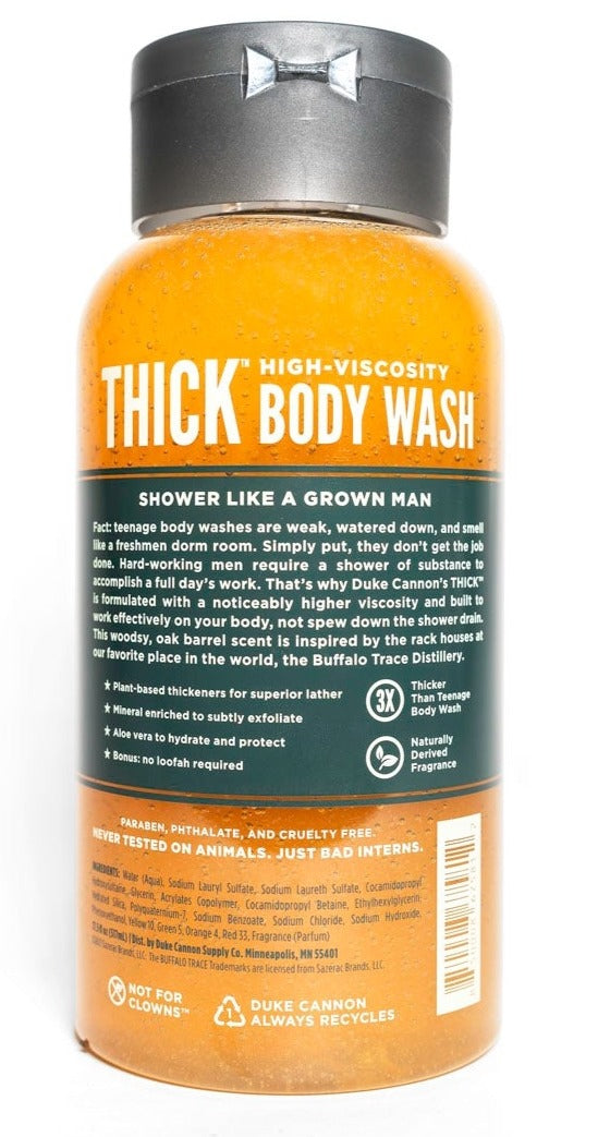 Duke Cannon - THICK High Viscosity Body Wash – Bourbon Oak Barrel