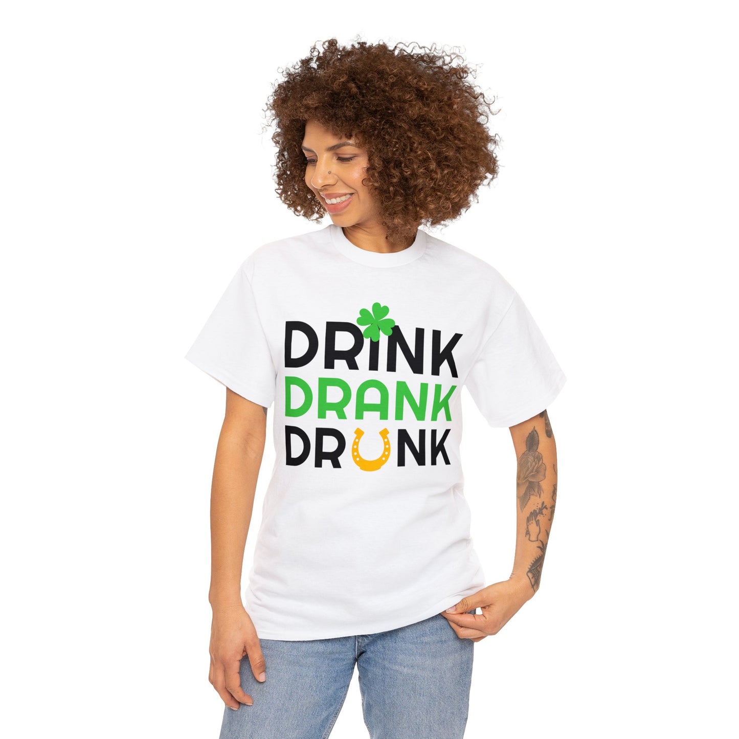 Fun T-Shirts - Drink. Drank, Drunk - St Patrick's Day