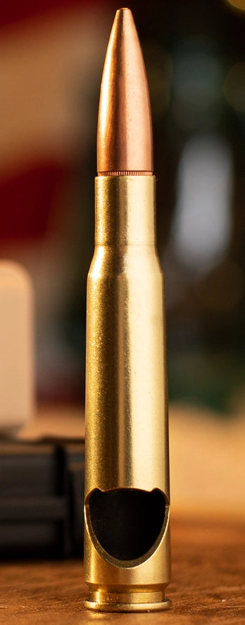 50 Caliber Real Bullet Brass Bottle Opener