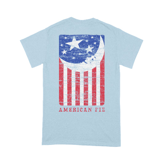 T-Shirt - MoonPie American Flag Tee Blue