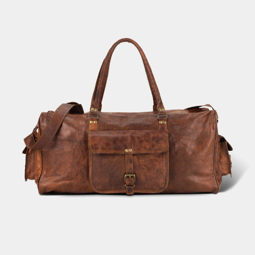 Portland Leather Weekender Travel Bag