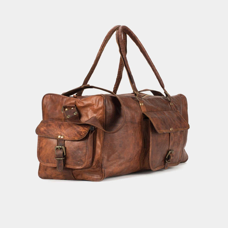 Portland Leather Weekender Travel Bag