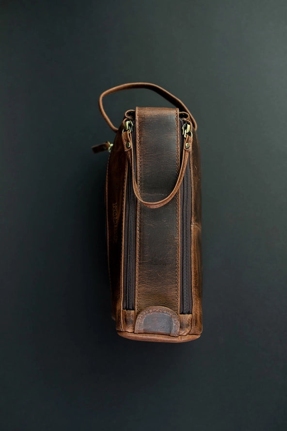 Leather Toiletry/Dopp Bag