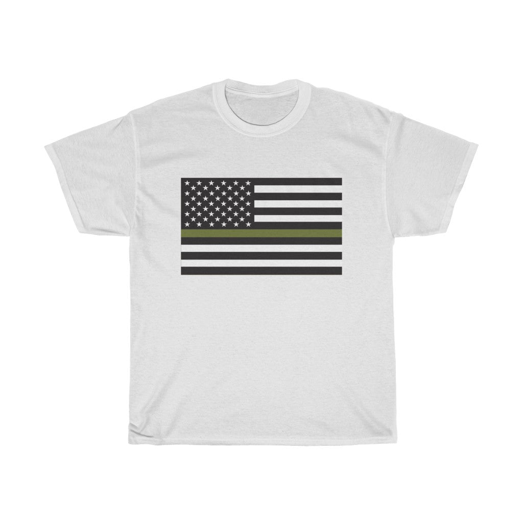 T-Shirt - The Thin Green Line Flag