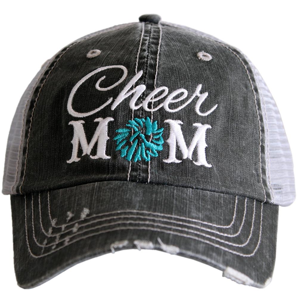 Trucker Hat - Cheer Mom - Teal