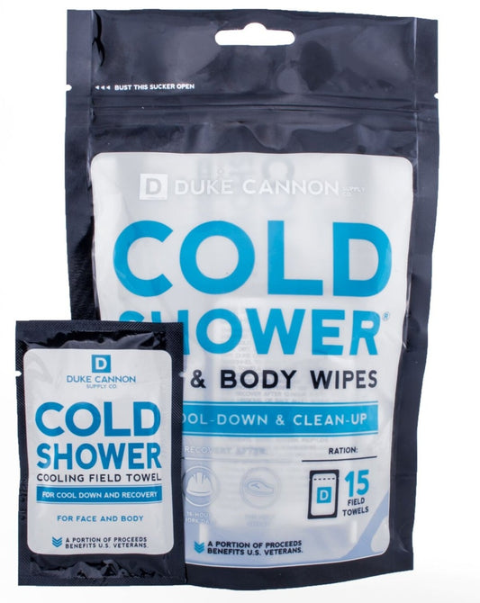 Duke Cannon - Cold Shower Cooling Field Towels - 15 Pack