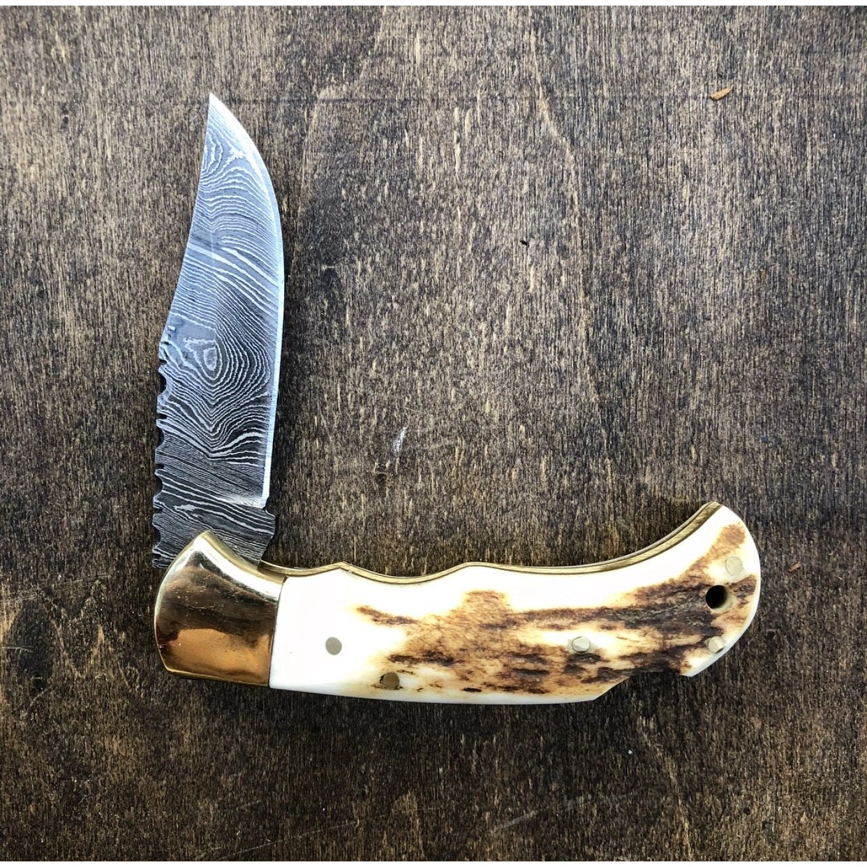 Deer Antler Pocket Knife