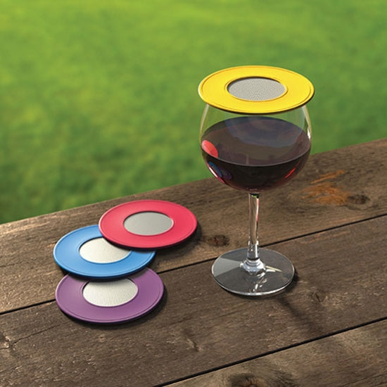 Ventilated Wine Glass Covers – Box Set of 4