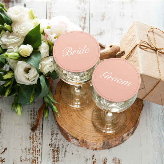 Drink Covers - Wedding Wine Glass Covers