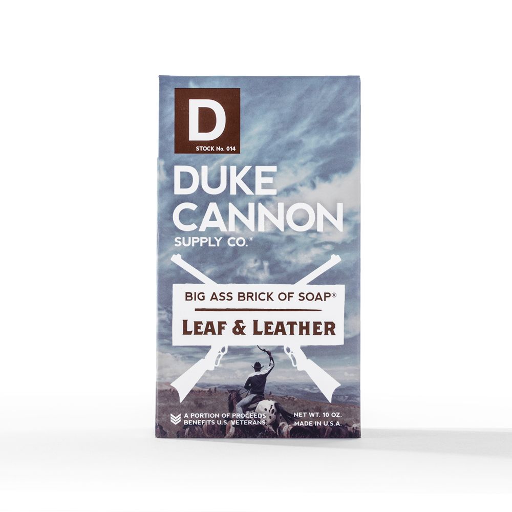 Men's Grooming - Duke Cannon - Big Brick of Soap - Leaf and Leather