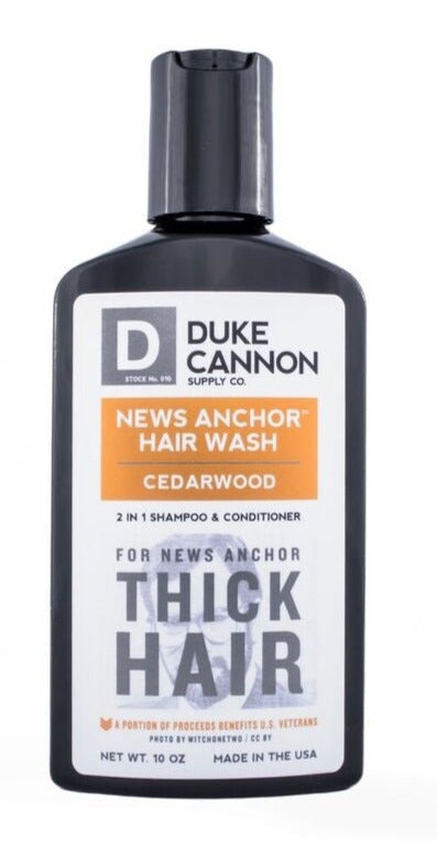Duke Cannon - News Anchor 2-in-1 Hair Wash - Cedarwood