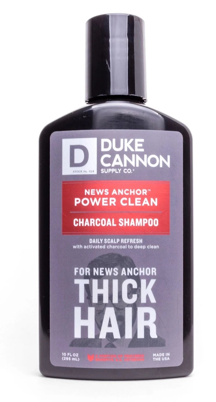 Duke Cannon - News Anchor Power Clean Charcoal Shampoo