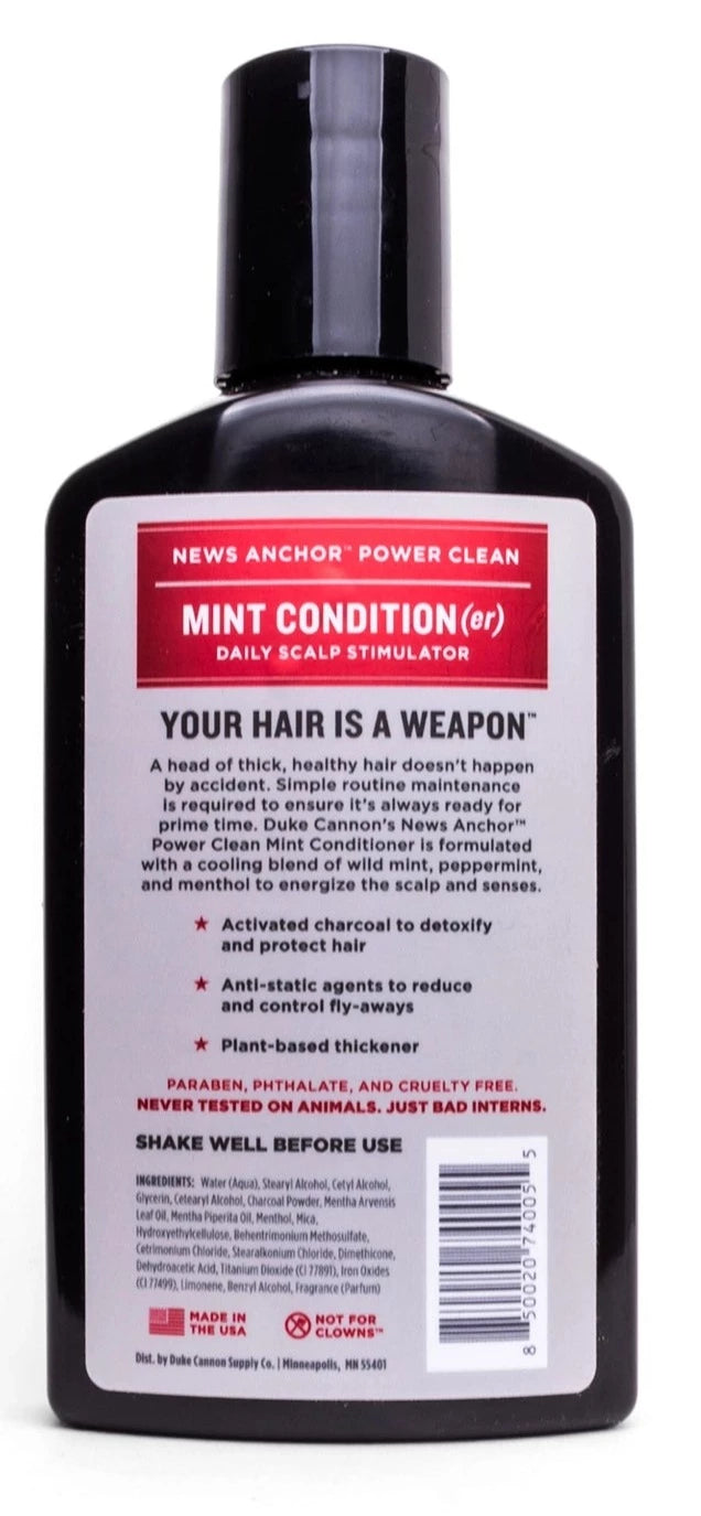 Duke Cannon - News Anchor Power Clean Mint Conditioner