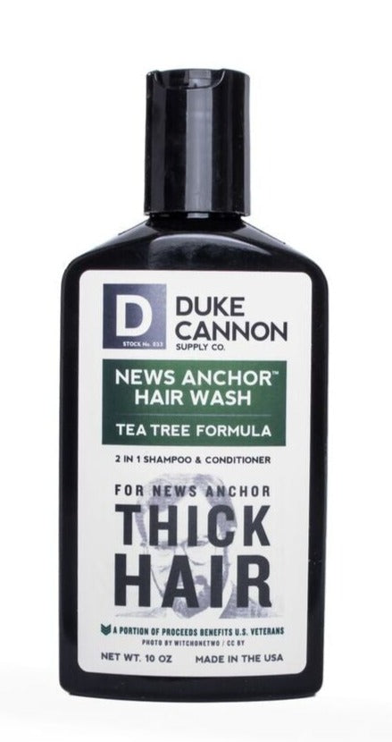 Duke Cannon - News Anchor 2-in-1 Hair Wash - Tea Tree Formula