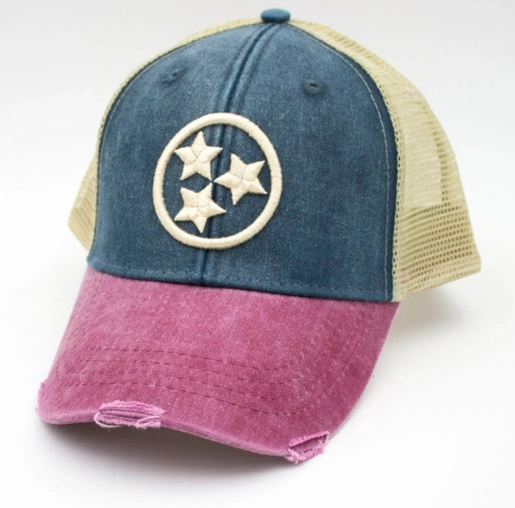 Tricolor Tristar - Trucker Hat