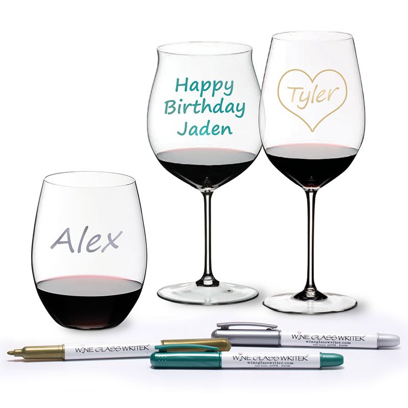 Wine Glass Writer Pens - Set of 3