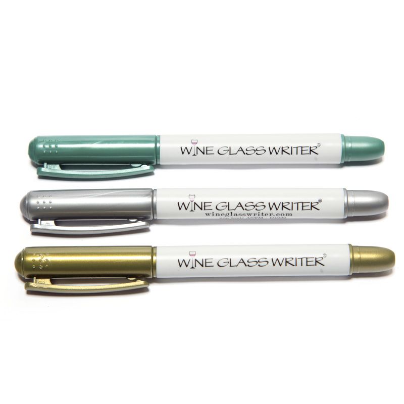 Wine Glass Writer Pens - Set of 3